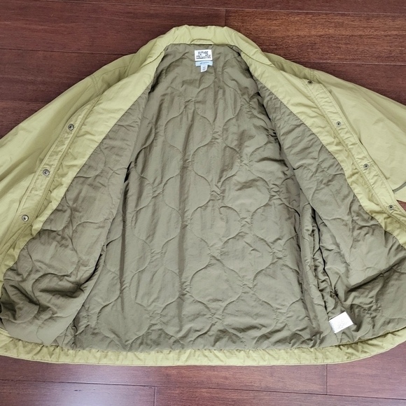 Future Collective Two-Tone Quilt Lined Utility Jacket Women's Size L Green - Picture 8 of 11